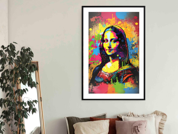 Cartel Colorful Portrait - A Work of Leonardo Da Vinci Generated by AI 151140 additionalImage 16