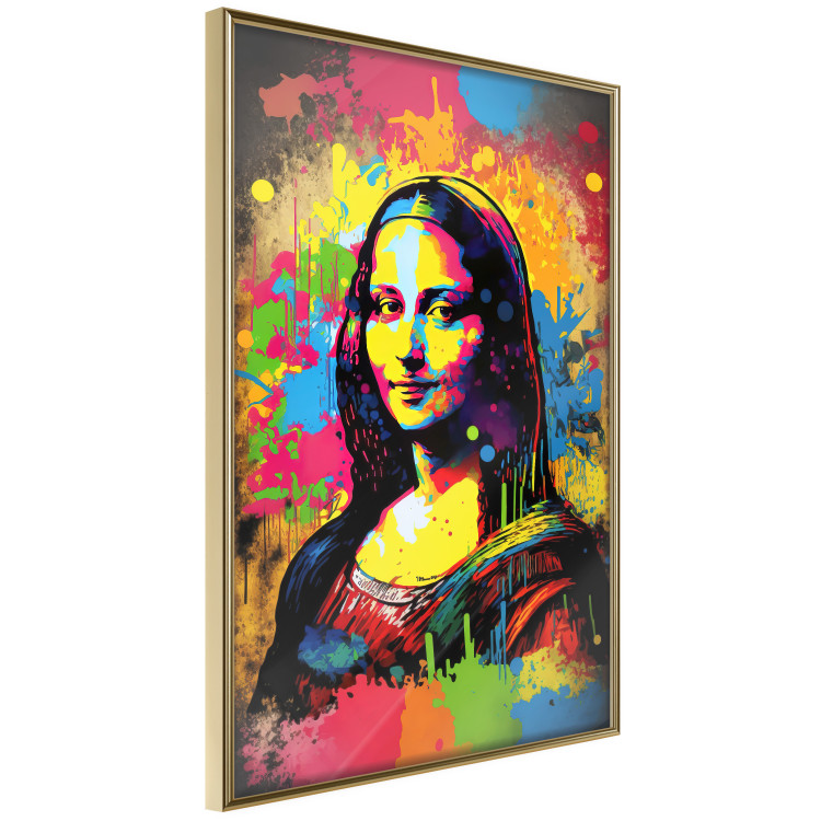 Cartel Colorful Portrait - A Work of Leonardo Da Vinci Generated by AI 151140 additionalImage 2