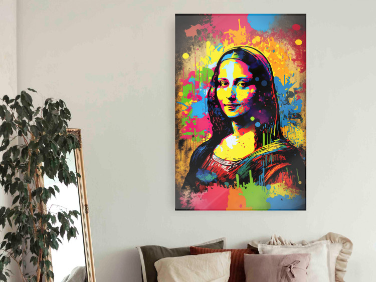 Cartel Colorful Portrait - A Work of Leonardo Da Vinci Generated by AI 151140 additionalImage 15