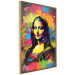 Cartel Colorful Portrait - A Work of Leonardo Da Vinci Generated by AI 151140 additionalThumb 2