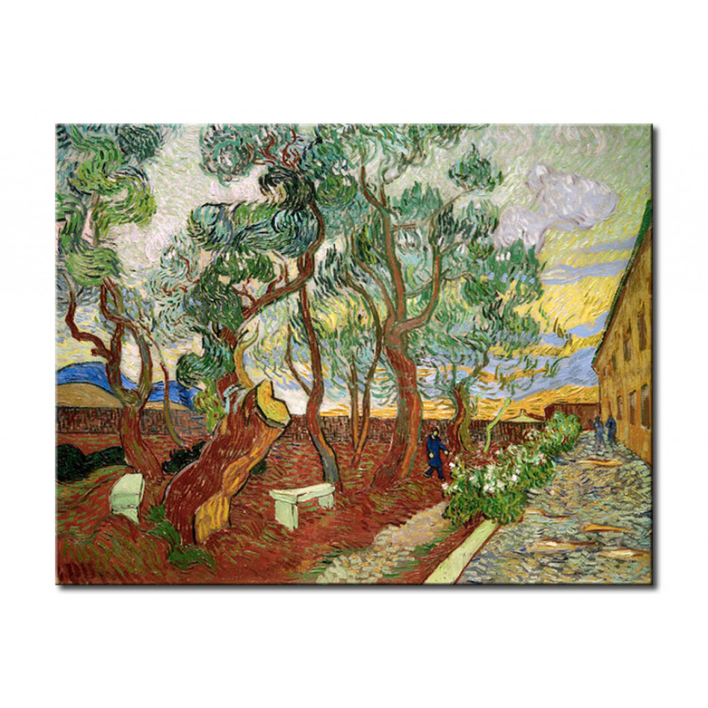 Schilderij  Vincent Van Gogh: The Garden Of Saint Paul Hospital
