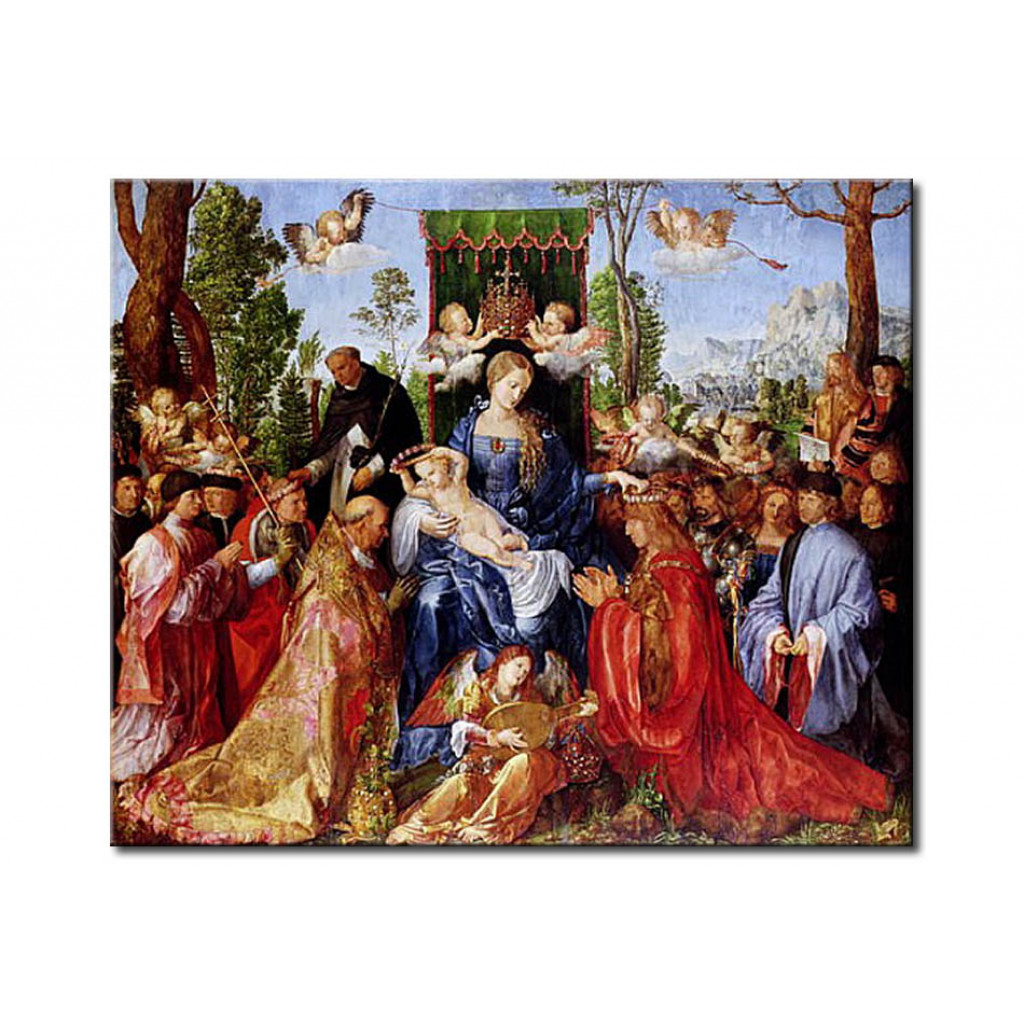 Schilderij  Albrecht Dürer: The Festival Of The Rosary