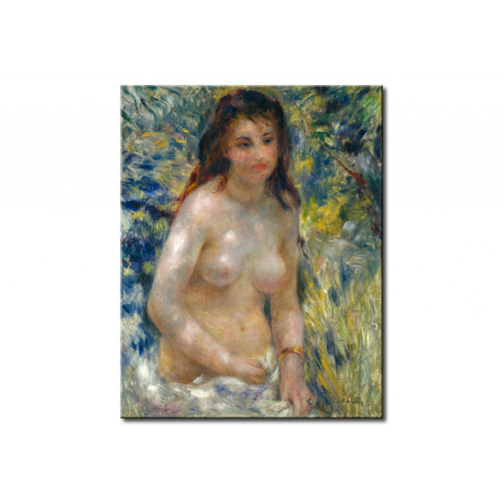 Schilderij  Pierre-Auguste Renoir: Torse De Femme Au Soleil