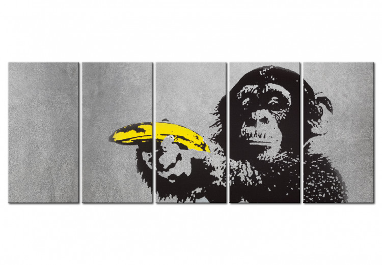 Obraz Małpa i banan 106250