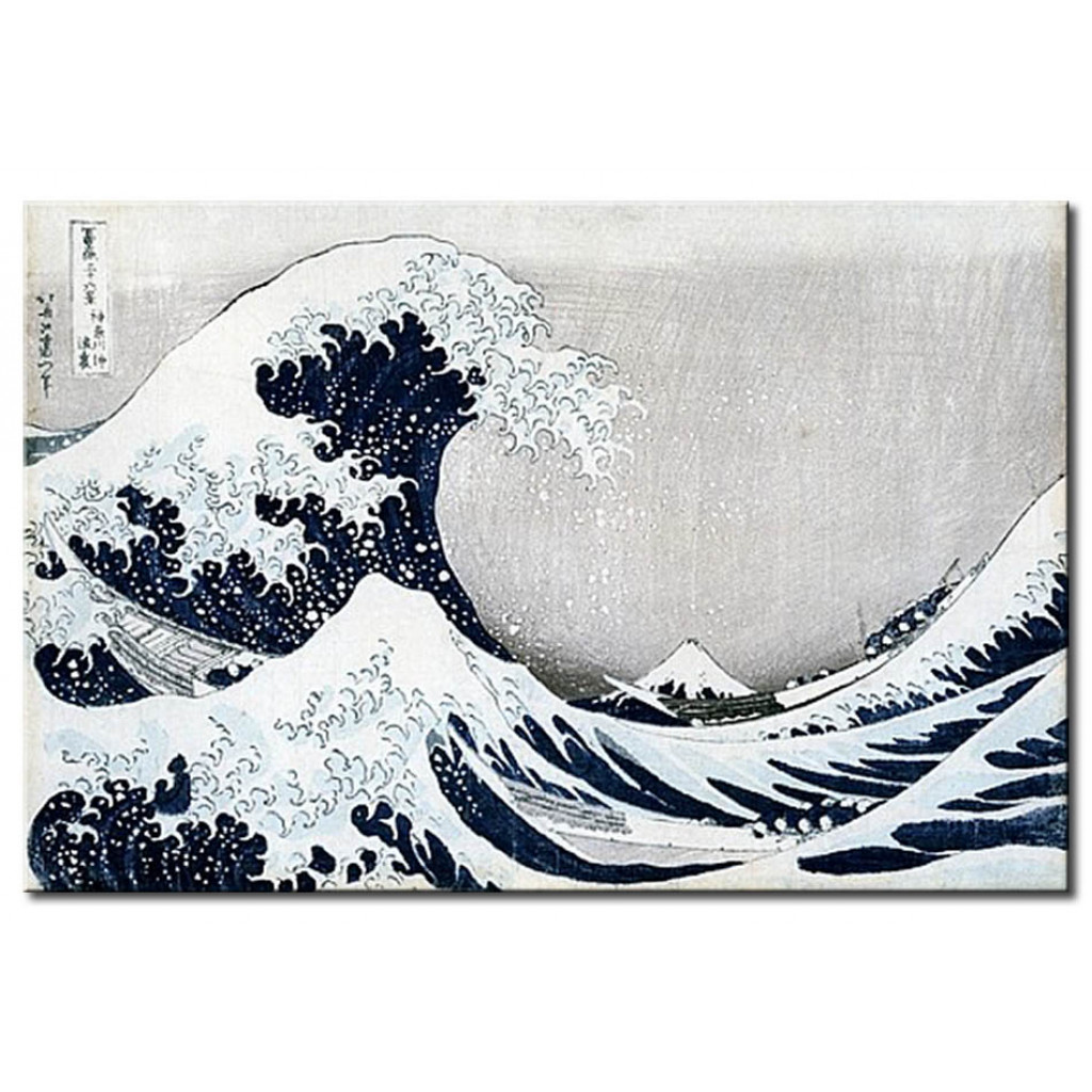 Schilderij  Hokusai Katsushika: The Great Wave Of Kanagawa