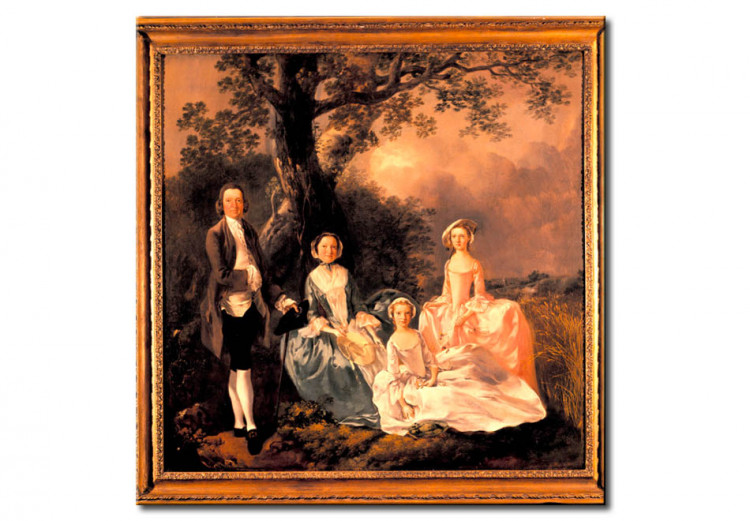 Reprodukcja obrazu Mr. and Mrs. John Gravenor with their daughters, Elizabeth and Dorothea 111850