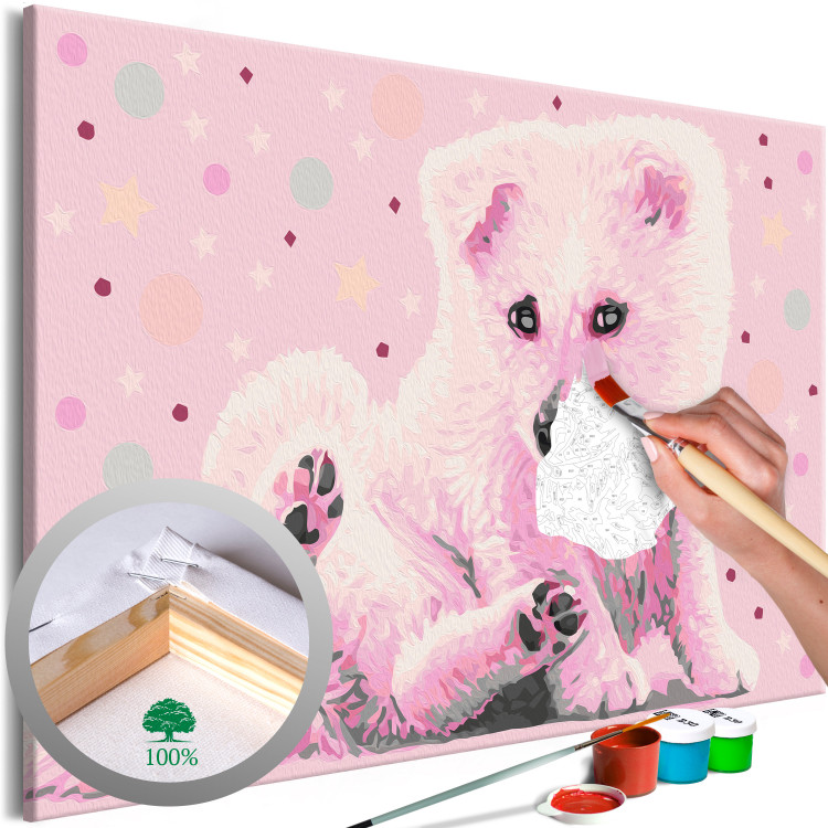 Wandbild zum Malen nach Zahlen Sweet Doggy 131450