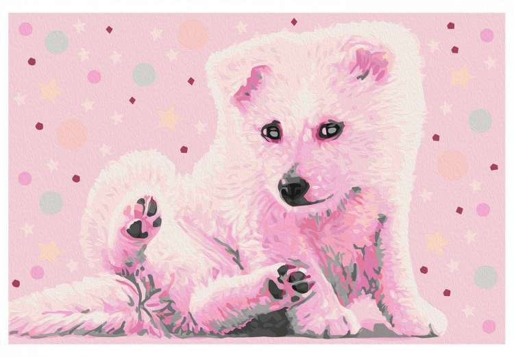 Wandbild zum Malen nach Zahlen Sweet Doggy 131450 additionalImage 7