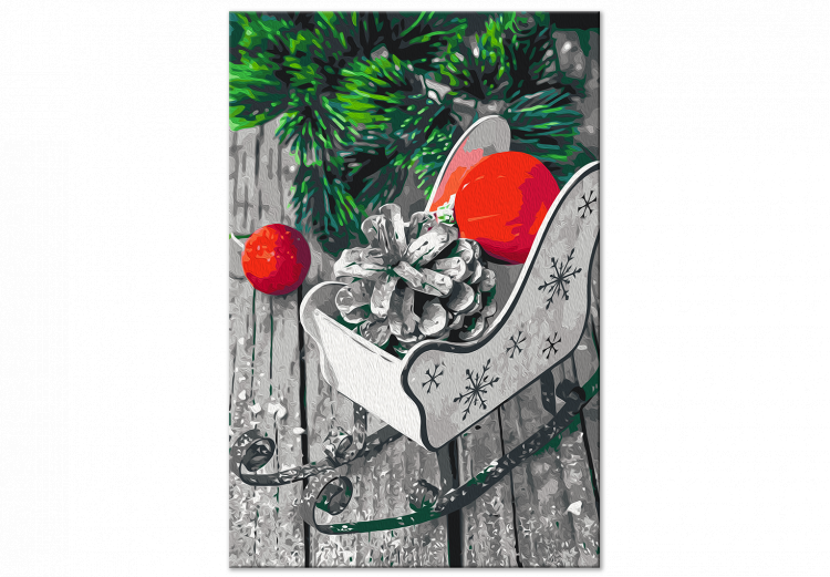 Paint by number Christmas Sled 137950 additionalImage 3