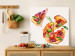 Obraz Pizza w kawałkach - ręcznie malowany motyw włoskiej kuchni 149850 additionalThumb 3