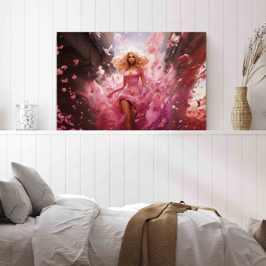 Pintura A Burst Of Pink - Barbie At The Height Of Fame In An Amazing Creation