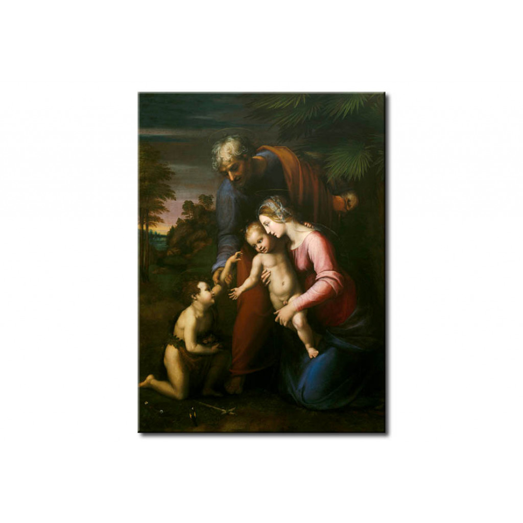 Cópia Do Quadro The Holy Family With The Infant Saint John