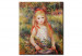 Reprodukcja obrazu Little Girl Carrying Flowers, or The Little Gleaner 54550