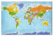 Tablero decorativo en corcho World Map: Countries Flags [Cork Map] 95950 additionalThumb 2