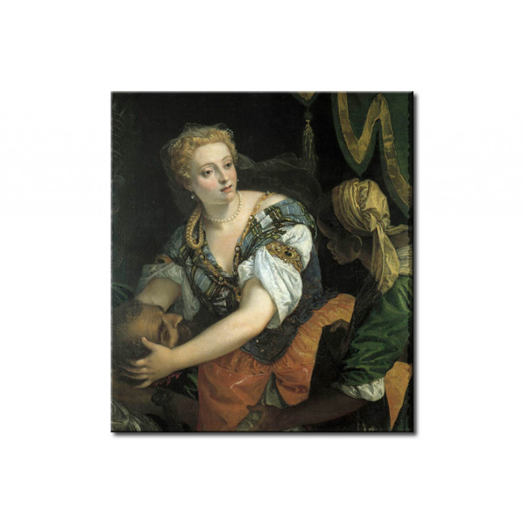 Schilderij  Paolo Veronese: Judith With The Head Of Holofernes