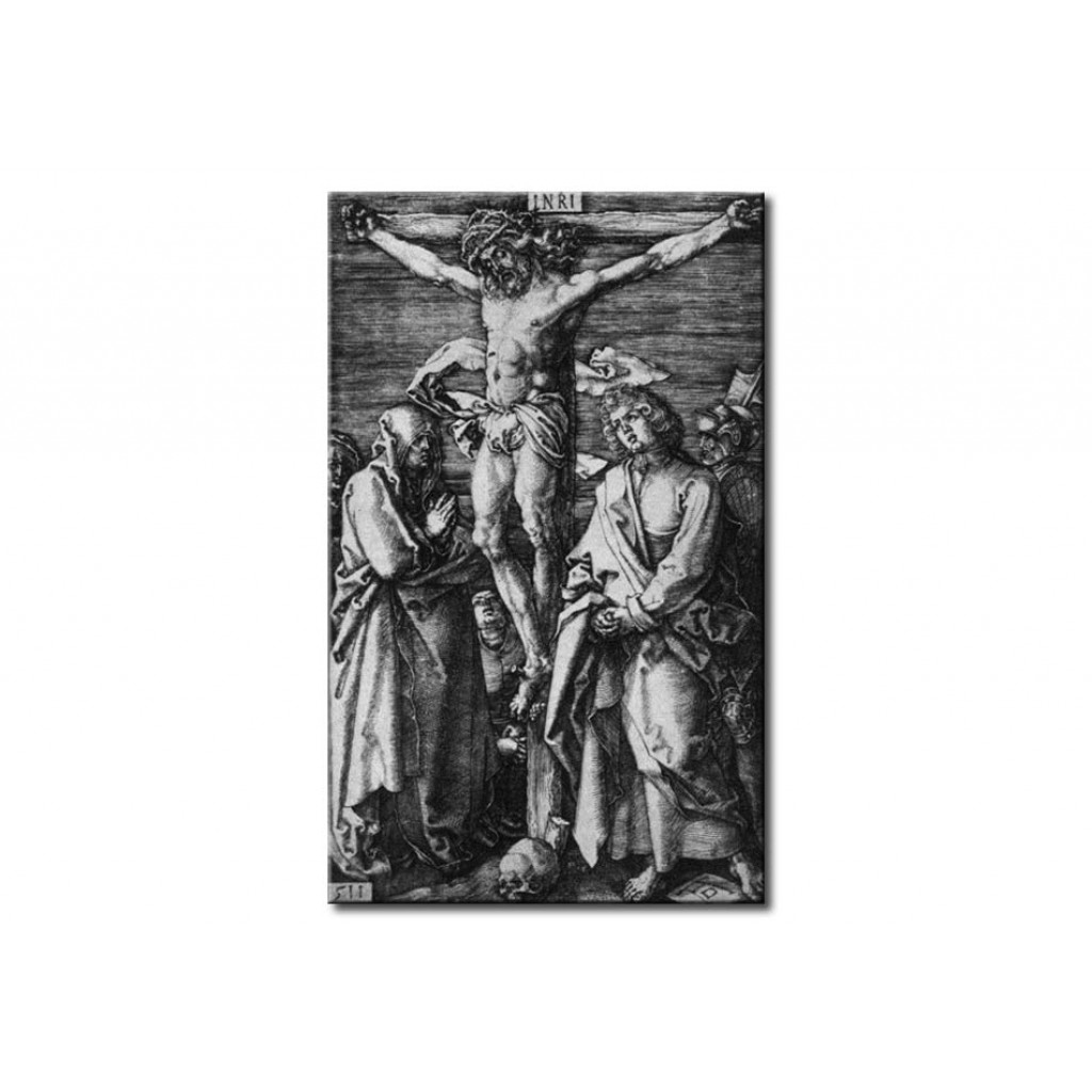 Schilderij  Albrecht Dürer: Christ On The Cross