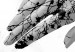 Obraz Sztuka natury w dłoniach (1-częściowy) - czarno-biała abstrakcja 117260 additionalThumb 5