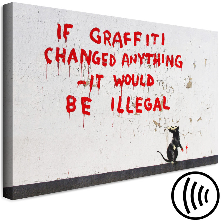Canvas Quotes Graffiti (1 Part) Wide 118660 additionalImage 6