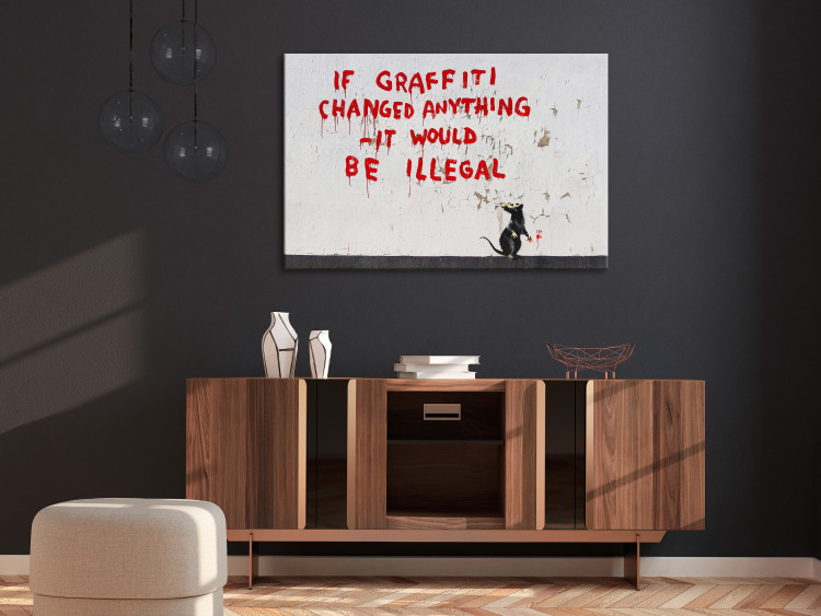 Canvas Quotes Graffiti (1 Part) Wide 118660 additionalImage 3