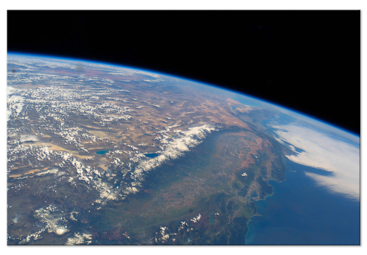 Quadro contemporaneo Foto satellitare del continente e dell'oceano 123160