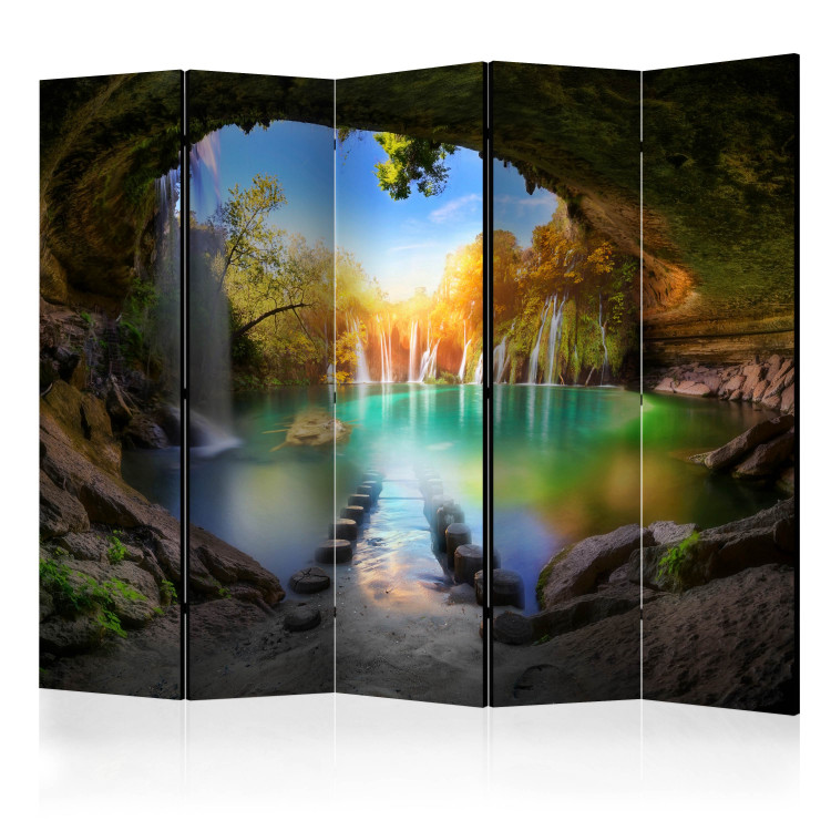 Paravento Turquoise Lake II [Room Dividers] 134060