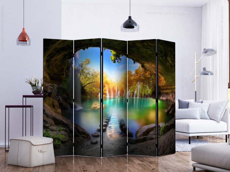 Paravento Turquoise Lake II [Room Dividers] 134060 additionalImage 2