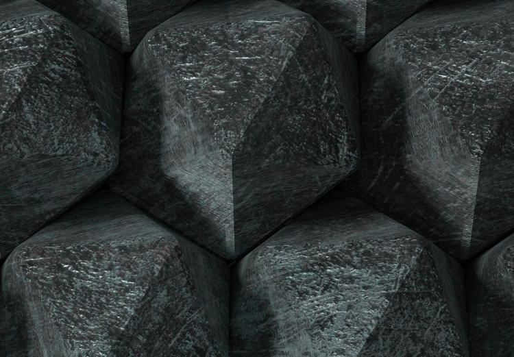 Carta da parati moderna Muro di carbone - una composizione simmetrica con figure geometriche 134660 additionalImage 4