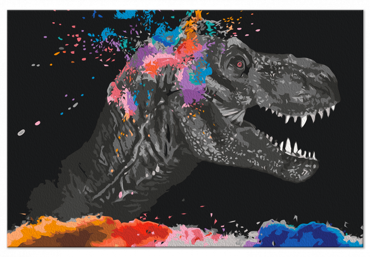 Obraz do malowania po numerach Dumny Tyranozaurus Rex 142760 additionalImage 4