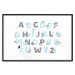 Wall Poster Polish Alphabet for Children - Gray and Blue Letters with Animals 146460 additionalThumb 25