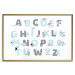 Wall Poster Polish Alphabet for Children - Gray and Blue Letters with Animals 146460 additionalThumb 19