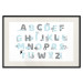Wall Poster Polish Alphabet for Children - Gray and Blue Letters with Animals 146460 additionalThumb 26