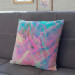 Mikrofaser Kissen Liquid cosmos - an abstract graphics in holographic style cushions 146860 additionalThumb 3