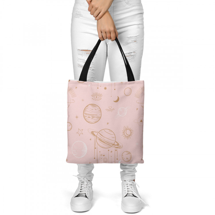 Totebag Cosmic abstraction - composition with stars, moon and planets 147460 additionalImage 2