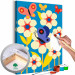 Painting Kit for Children Kingdom of Butterflies - Colorful Meadow With Wildflowers 149760