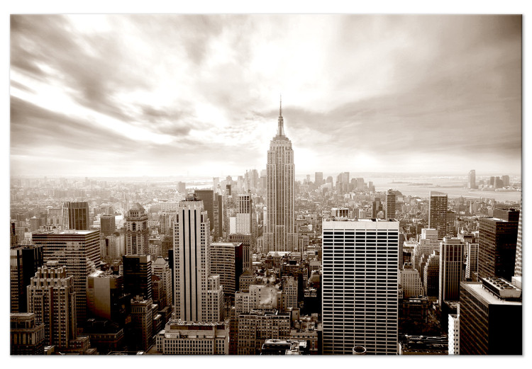  Monochrome New York City Skyline [Large Format]