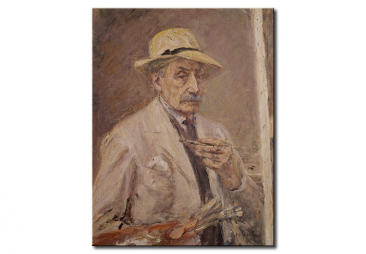 Reprodução de arte Selfportrait with smock and hat 50960