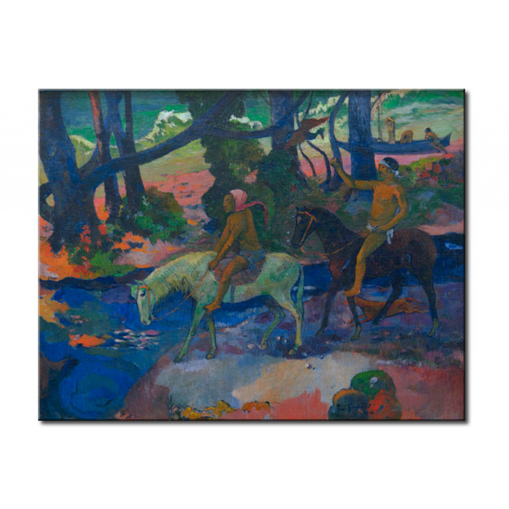 Schilderij  Paul Gauguin: Le Gue Ou La Fuite