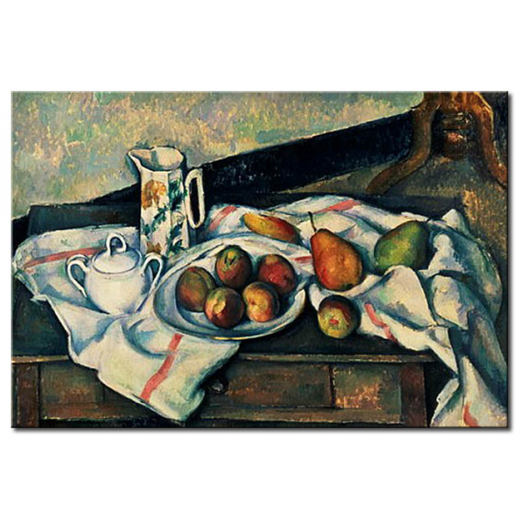 Schilderij  Paul Cézanne: Still Life Of Peaches And Pears
