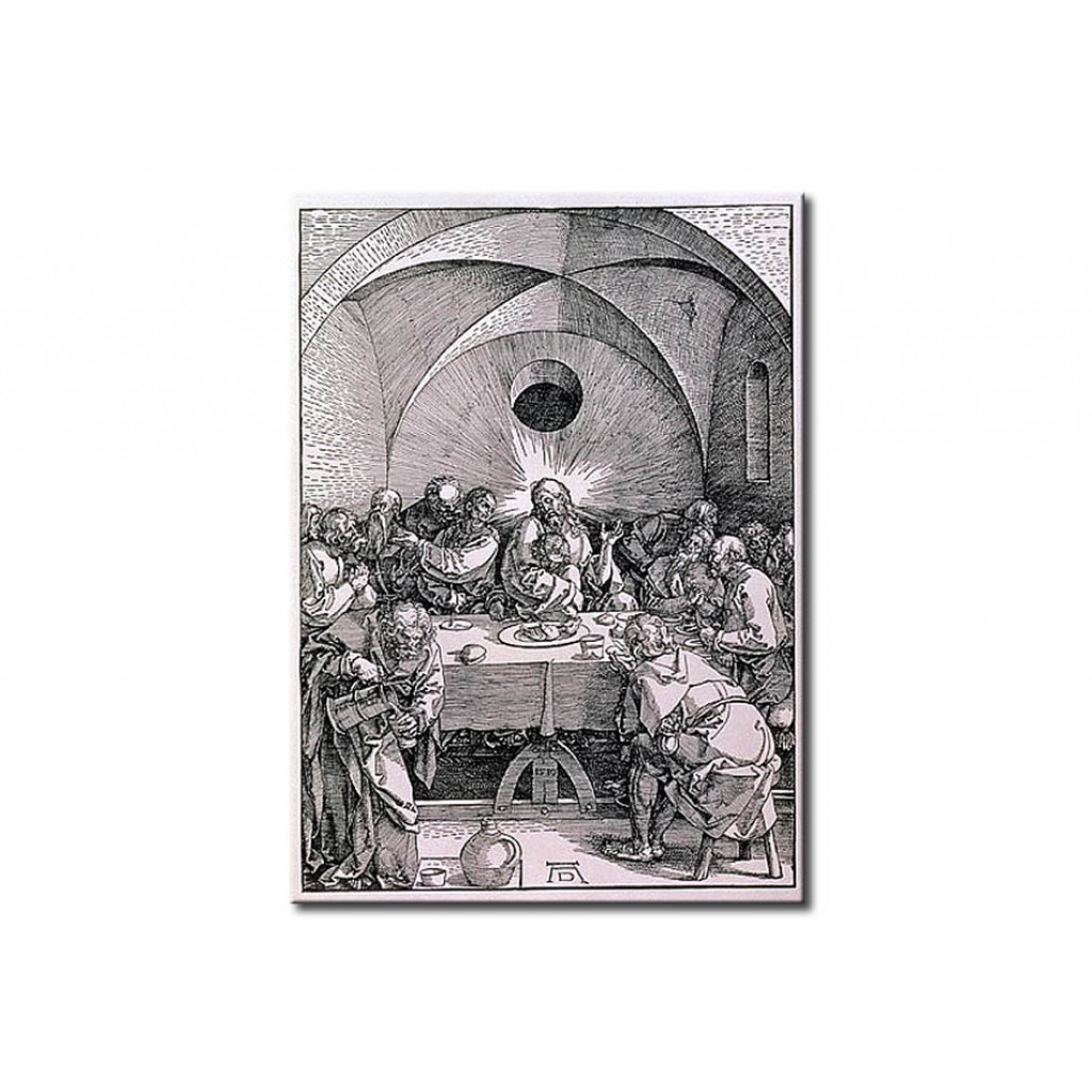 Reprodução Do Quadro Famoso The Last Supper From The 'Great Passion' Series, Pub.