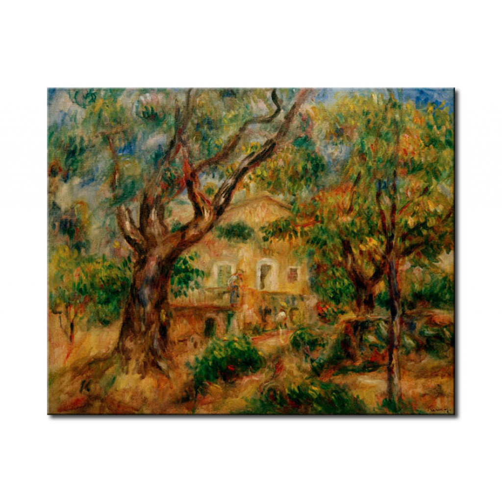 Schilderij  Pierre-Auguste Renoir: La Ferme Aux Collettes
