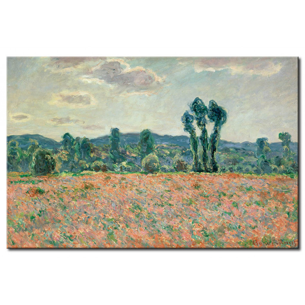 Schilderij  Claude Monet: Field With Poppies