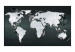 Carta da parati Il mondo sta sparando - una mappa del mondo in stile Steampunk con una ruota dentata sullo sfondo 59960 additionalThumb 1