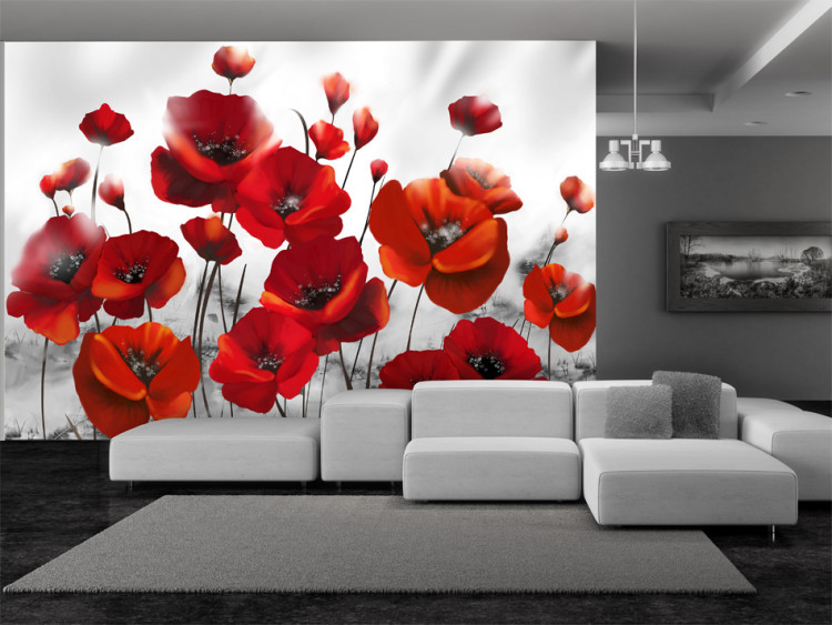 Wall Mural Poppies in the Moonlight 60660