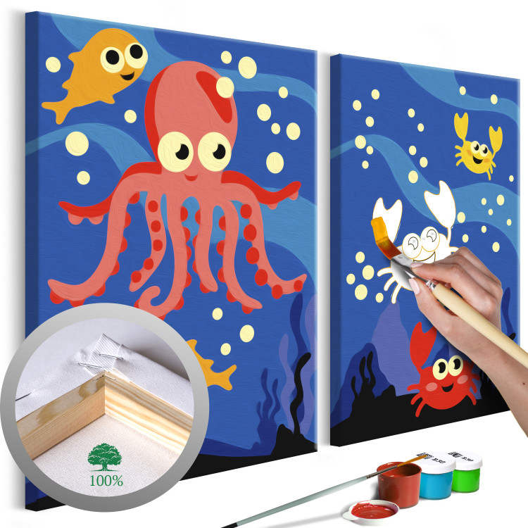 Painting Kit for Children Ocean Animals 107270