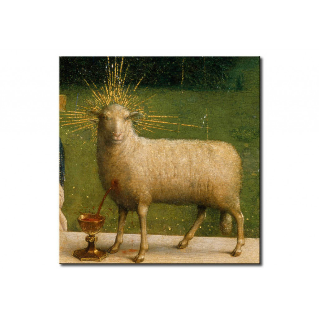 Reprodução Do Quadro Adoration Of The Lamb
