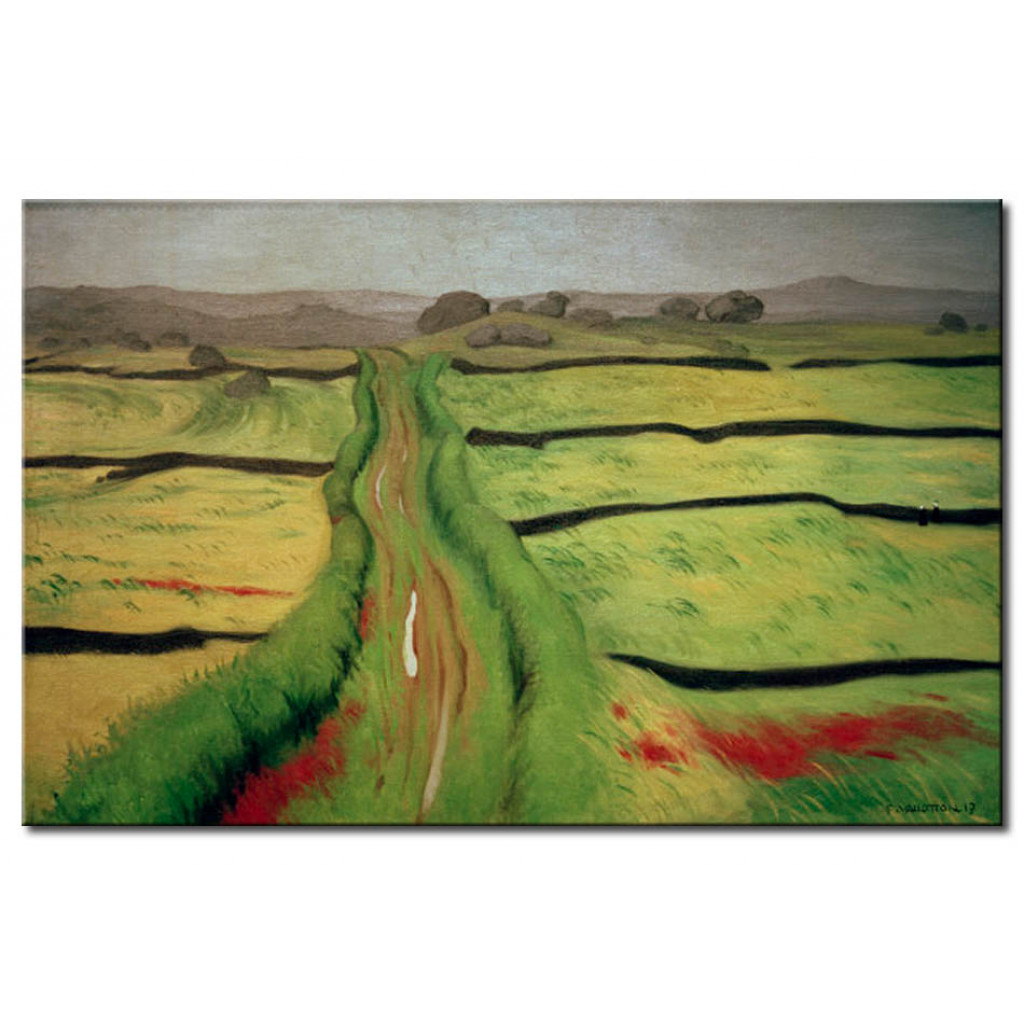Schilderij  Félix Vallotton: Chemin Dans La Lande