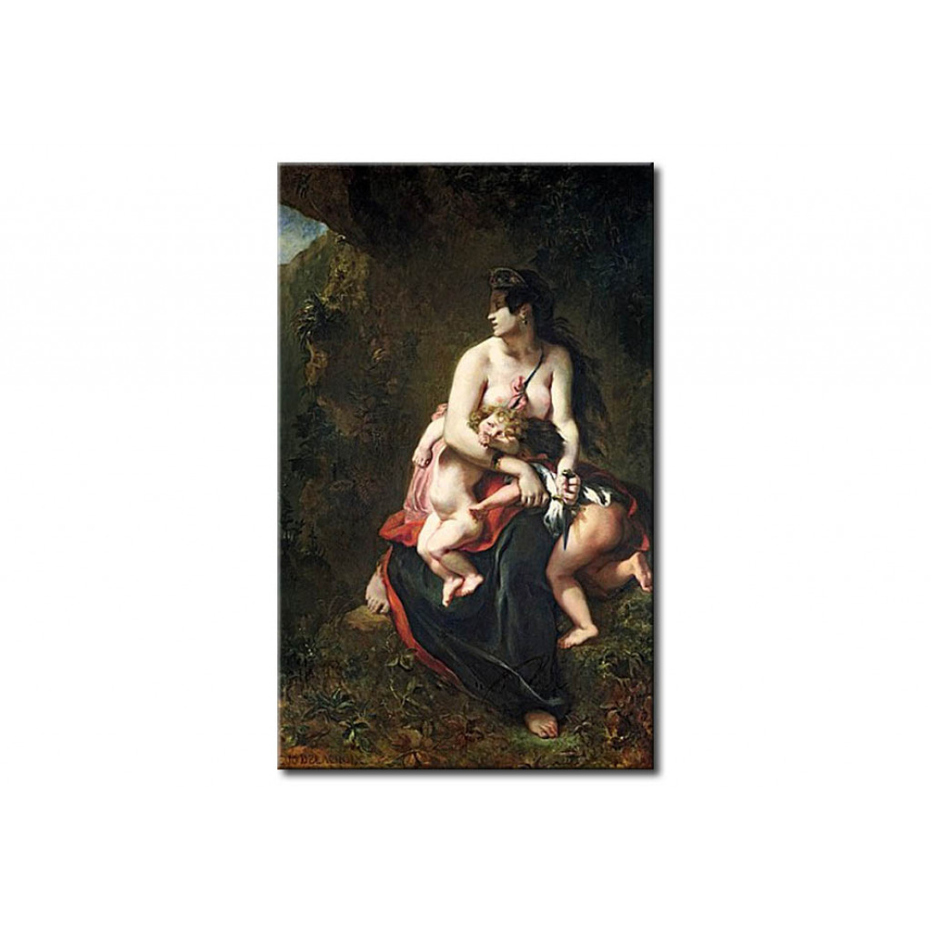 Schilderij  Eugène Delacroix: Medea