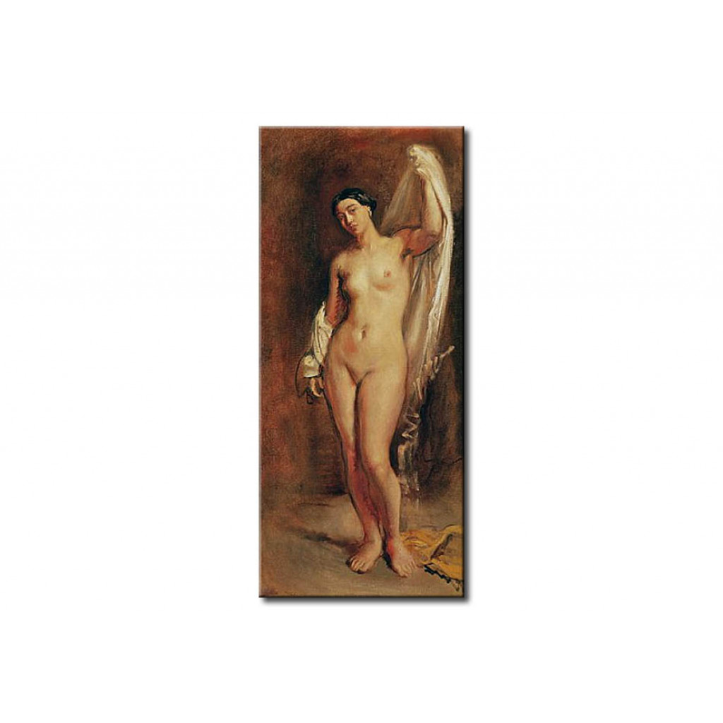 Reprodução Da Pintura Famosa Standing Female Nude, Study For The Central Figure Of 'The Tepidarium'