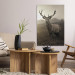 Canvas Art Print Deer in Sepia (1 Part) Vertical 119170 additionalThumb 3