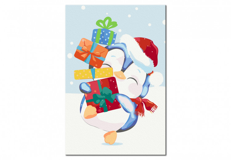 Kit de pintura artística para niños Penguin With a Gift 130770 additionalImage 5